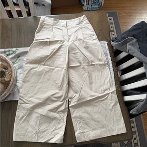 Mango Beige wide leg Trousers 6